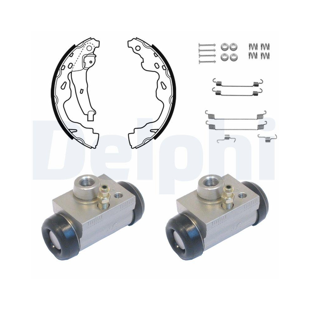 DELPHI KP1079 Bremsbackensatz f&uuml;r, Hinterachse