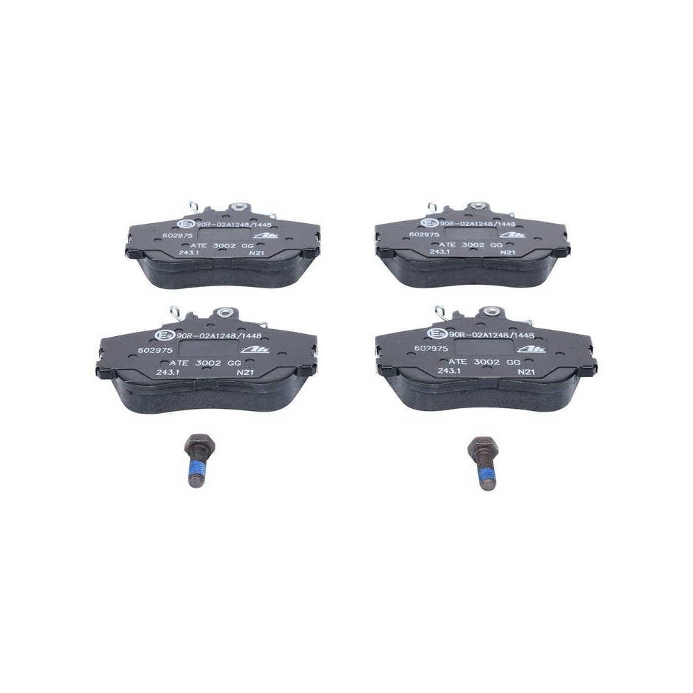 Bremsbelagsatz, Scheibenbremse ATE 13.0460-2975.2 f&uuml;r MERCEDES-BENZ, Vorderachse