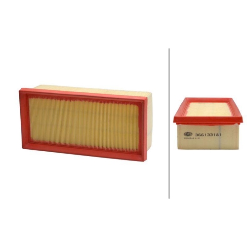HELLA 8ZA 366 133-181 Luftfilter f&uuml;r MERCEDES-BENZ MITSUBISHI RENAULT SMART
