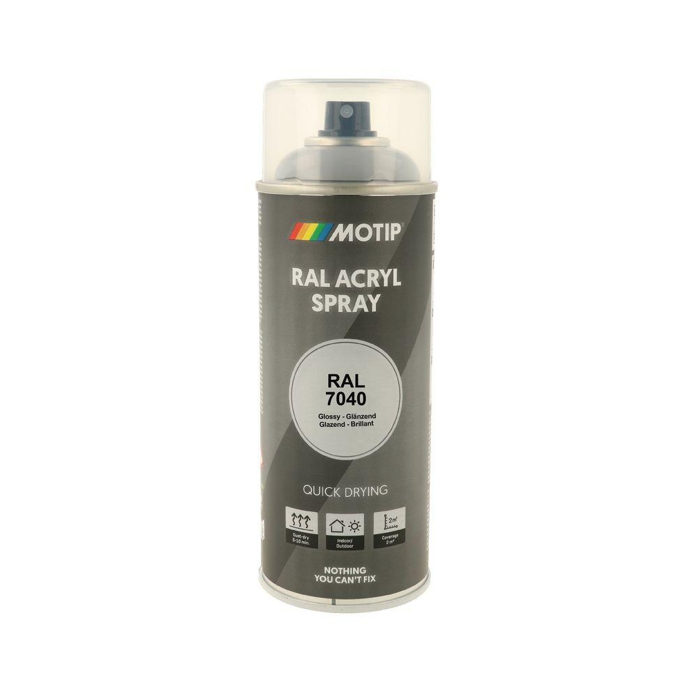 Lack MOTIP 07153 RAL 7040 fenstergrau hochglanz 400 ml für