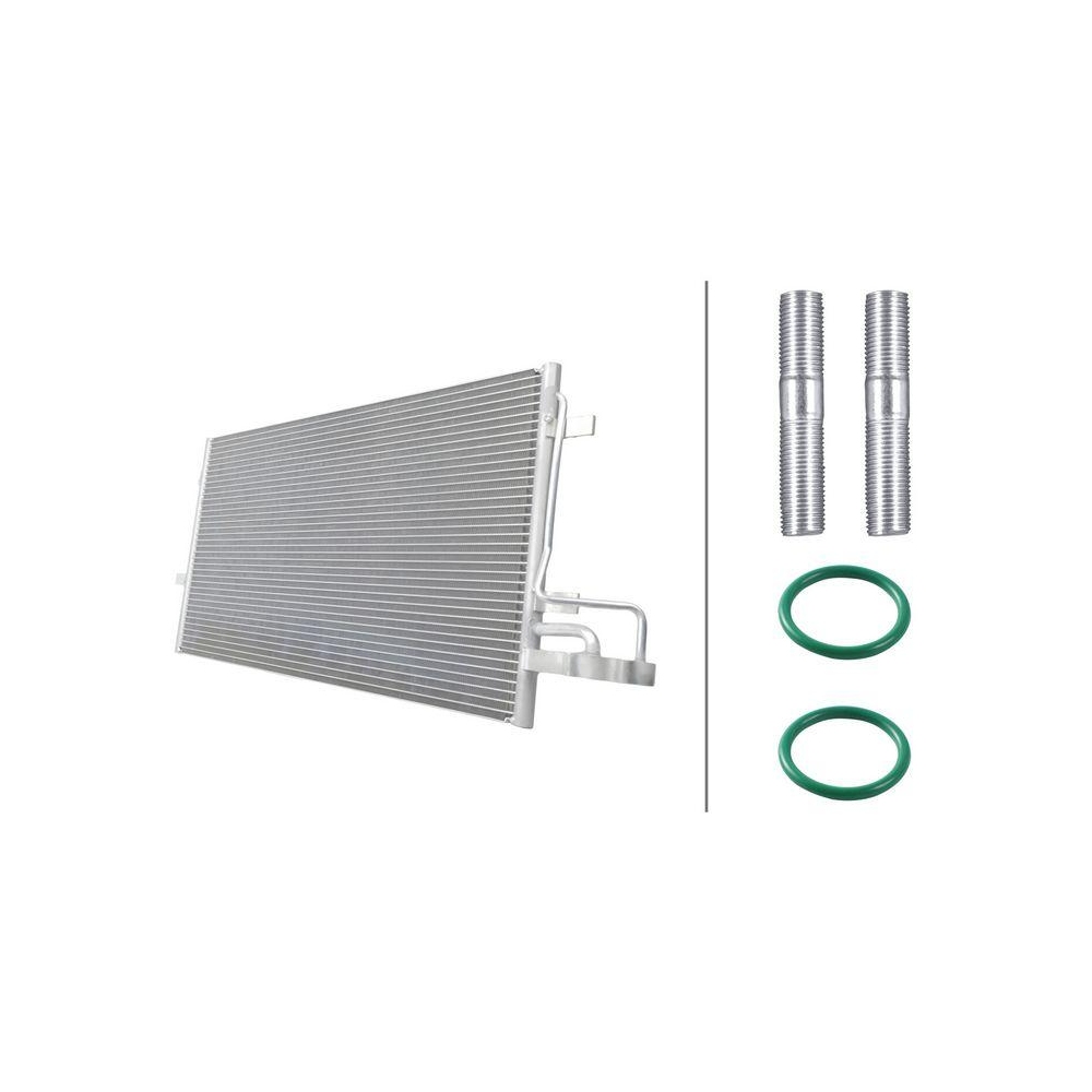 HELLA Kondensator, Klimaanlage 8FC 366 220-621 >>> Easy2Fit <<< für FORD