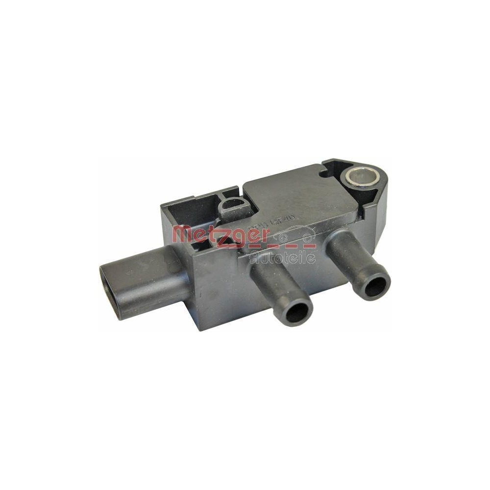 Sensor, Abgasdruck METZGER 0906267 ORIGINAL ERSATZTEIL GREENPARTS f&uuml;r VAG