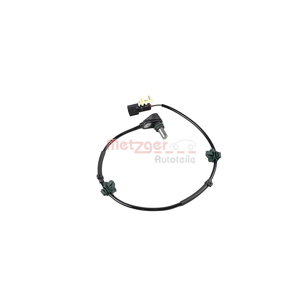 Sensor, Raddrehzahl METZGER 09001329 f&uuml;r FORD, Hinterachse rechts