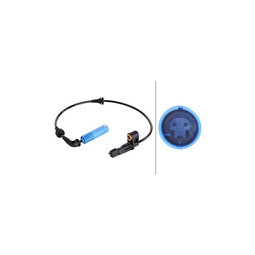 HELLA Sensor, Raddrehzahl 6PU 012 039-691 f&uuml;r BMW, Vorderachse, links
