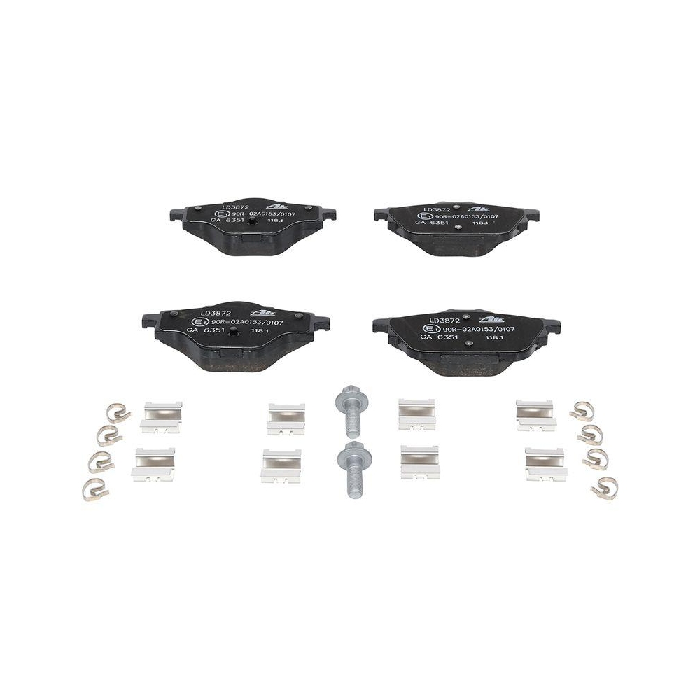 Bremsbelagsatz, Scheibenbremse ATE 13.0470-3872.2 ATE Ceramic f&uuml;r CITRO&Euml;N OPEL