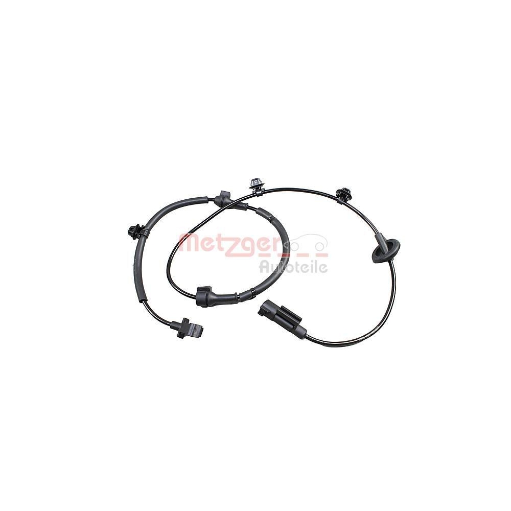 Sensor, Raddrehzahl METZGER 09001330 f&uuml;r MITSUBISHI, Hinterachse links