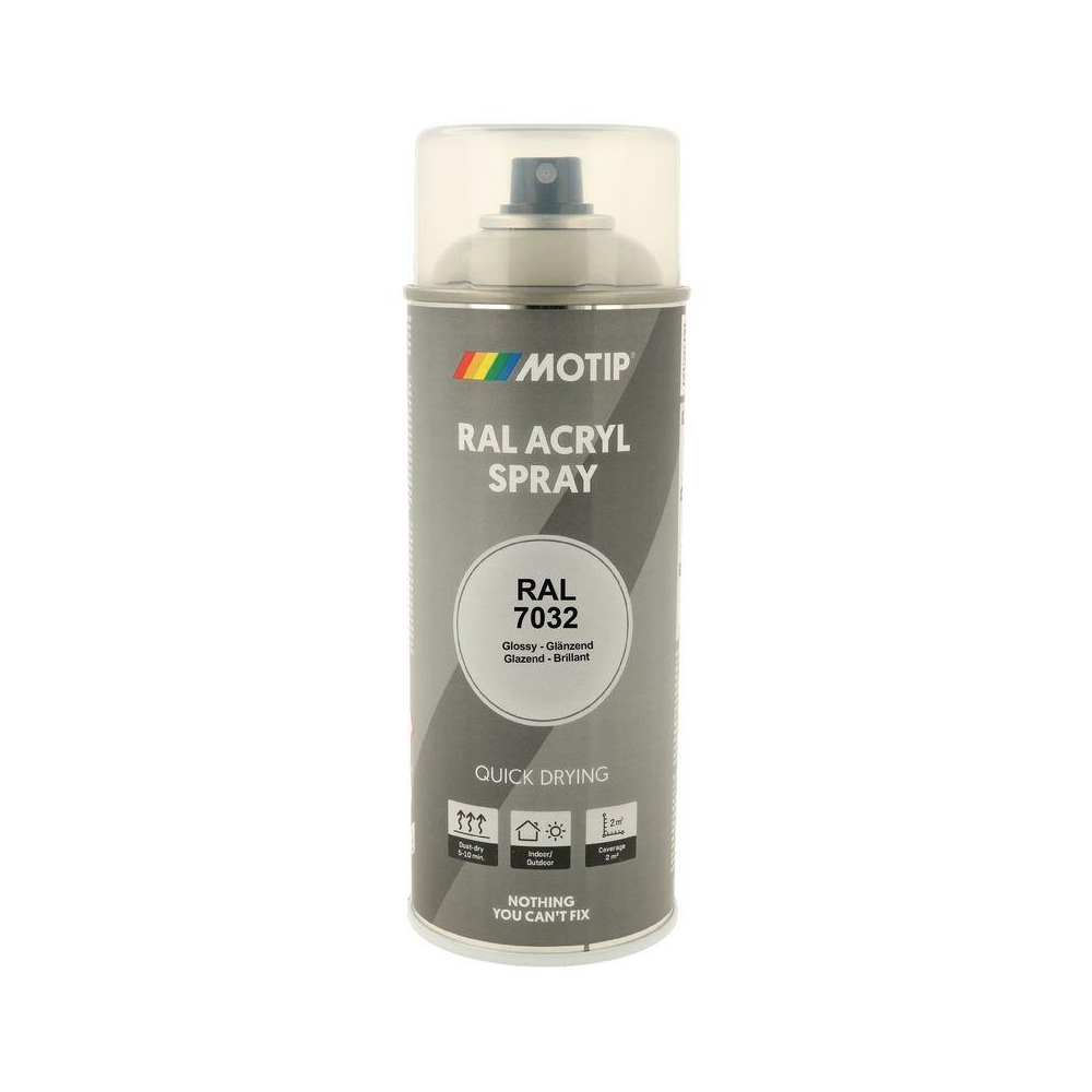 Lack MOTIP 07032 RAL 7032 kieselgrau hochglanz 400 ml für
