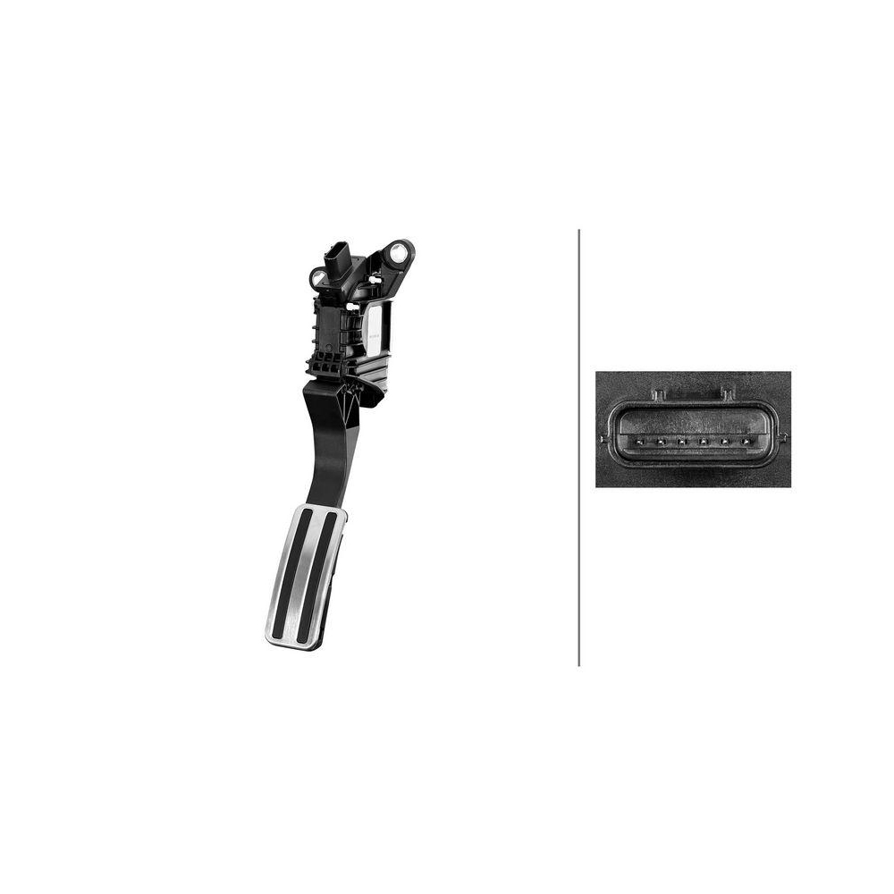 HELLA Sensor, Fahrpedalstellung 6PV 011 673-861 f&uuml;r HONDA (GAC)