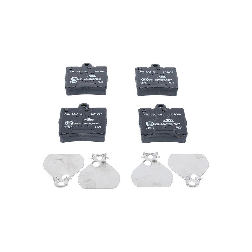 Bremsbelagsatz, Scheibenbremse ATE 13.0470-4064.2 ATE Ceramic f&uuml;r CHRYSLER