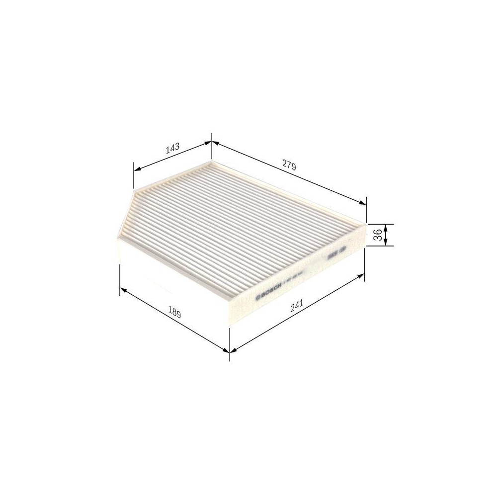 Filter, Innenraumluft BOSCH 1 987 435 016 für AUDI SEAT SKODA VW