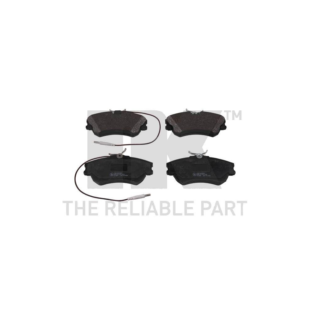 Bremsbelagsatz, Scheibenbremse NK 223933 f&uuml;r RENAULT, Vorderachse