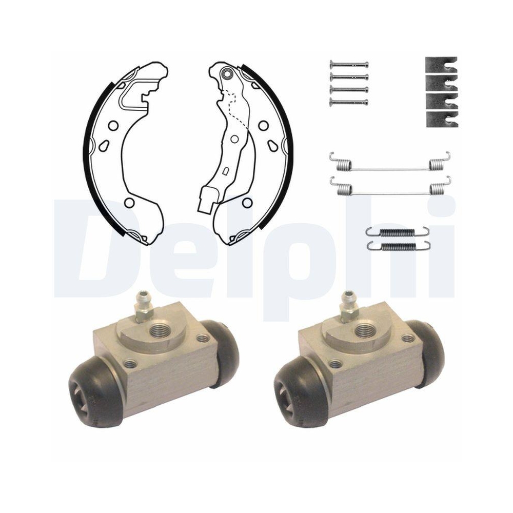 DELPHI KP1086 Bremsbackensatz für RENAULT, Hinterachse