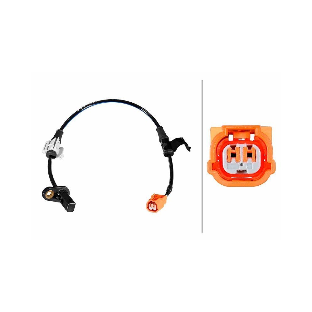 HELLA Sensor, Raddrehzahl 6PU 358 217-491 f&uuml;r HONDA, Hinterachse