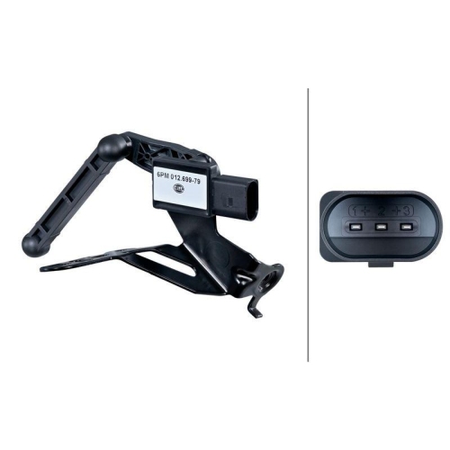 HELLA 6PM 012 699-791 Sensor, Leuchtweitenregulierung f&uuml;r PORSCHE