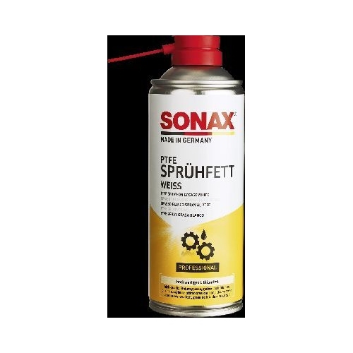 SONAX Fettspray 04873000 PTFE Sprühfett weiß 1x400ml