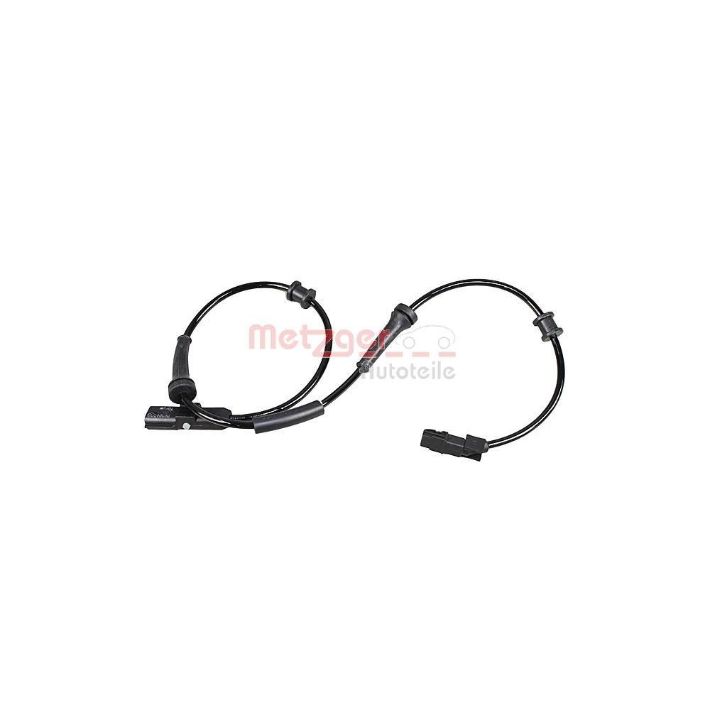 Sensor, Raddrehzahl METZGER 09001333 f&uuml;r RENAULT, Hinterachse