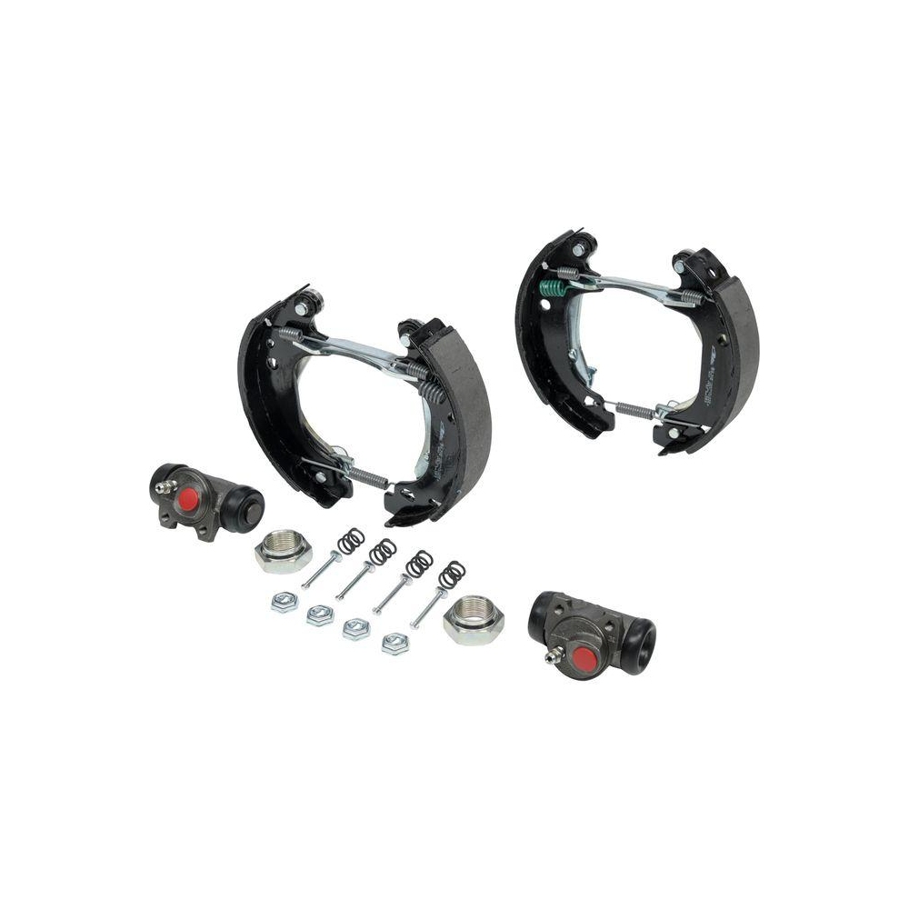 Bremsbackensatz ATE 03.0520-0619.3 Original ATE TopKit für PEUGEOT, Hinterachse