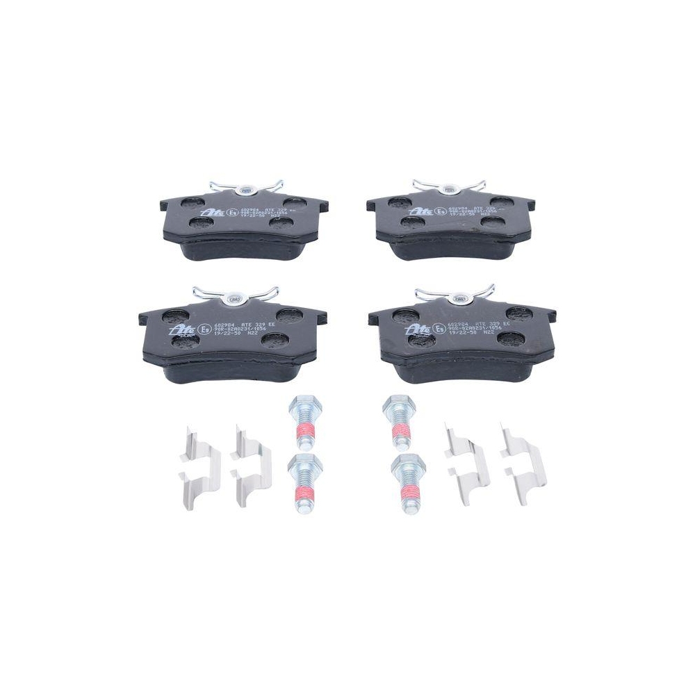 Bremsbelagsatz, Scheibenbremse ATE 13.0460-2984.2 f&uuml;r SEAT VAG, Hinterachse