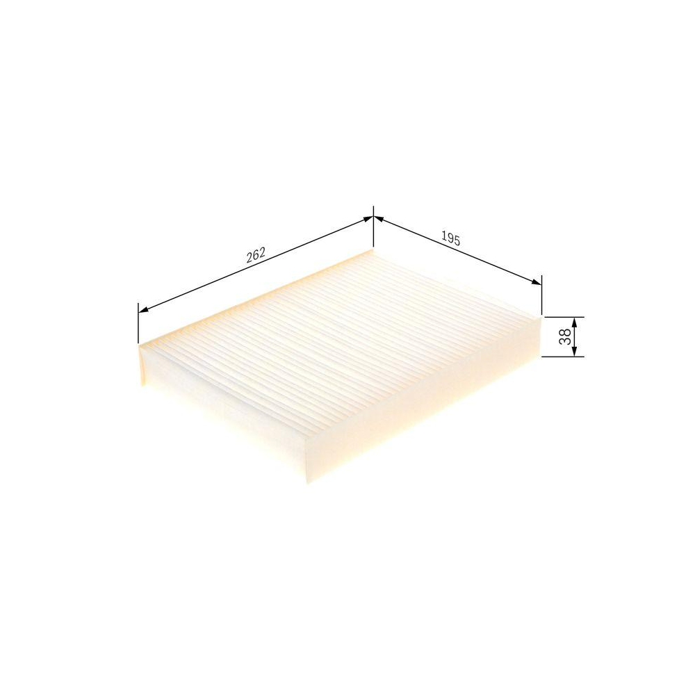 Filter, Innenraumluft BOSCH 1 987 435 082 f&uuml;r FIAT NISSAN RENAULT