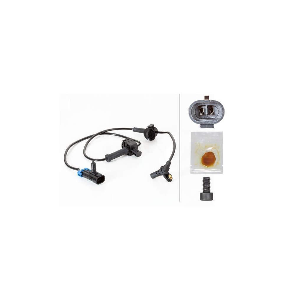 HELLA Sensor, Raddrehzahl 6PU 230 040-411 f&uuml;r GENERAL MOTORS, Hinterachse