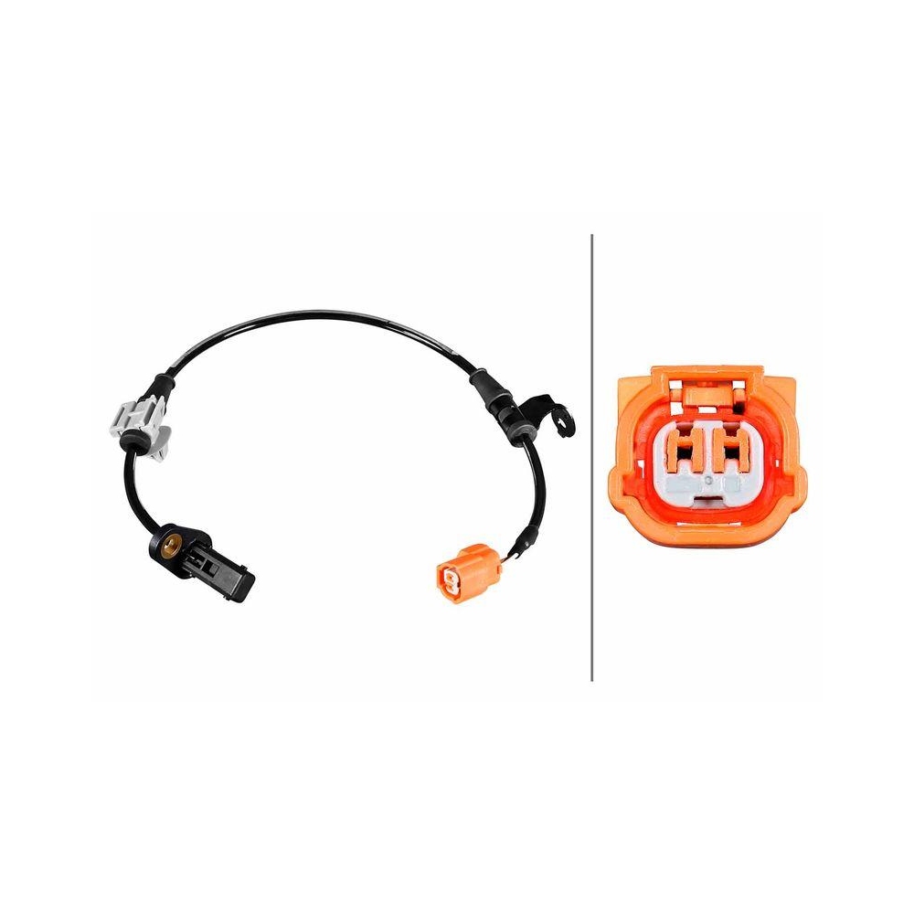 HELLA Sensor, Raddrehzahl 6PU 358 217-501 f&uuml;r HONDA, Hinterachse