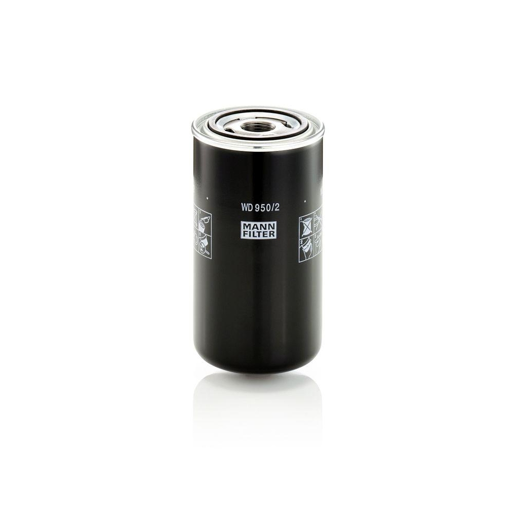 Filter, Arbeitshydraulik MANN-FILTER WD 950/2 für BOMAG MASSEY FERGUSON SAME