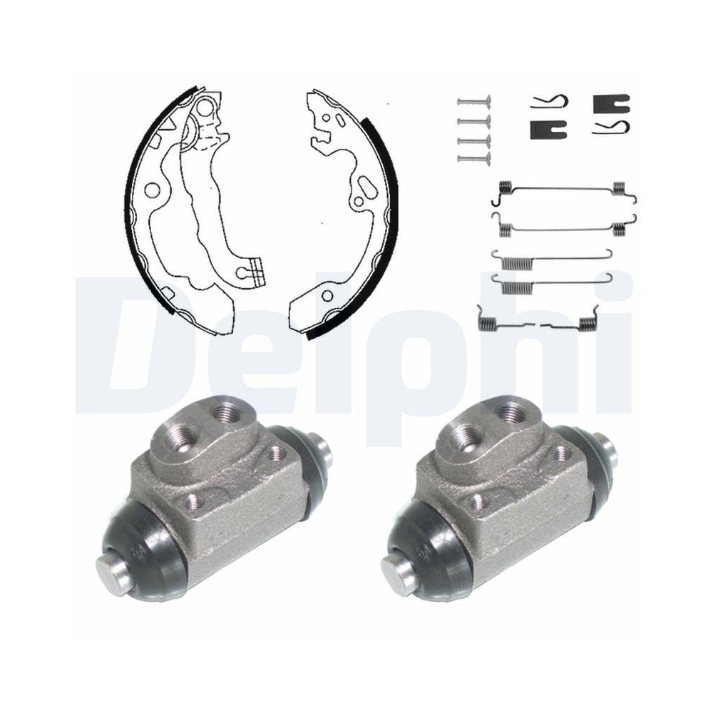 DELPHI KP935 Bremsbackensatz f&uuml;r, Hinterachse