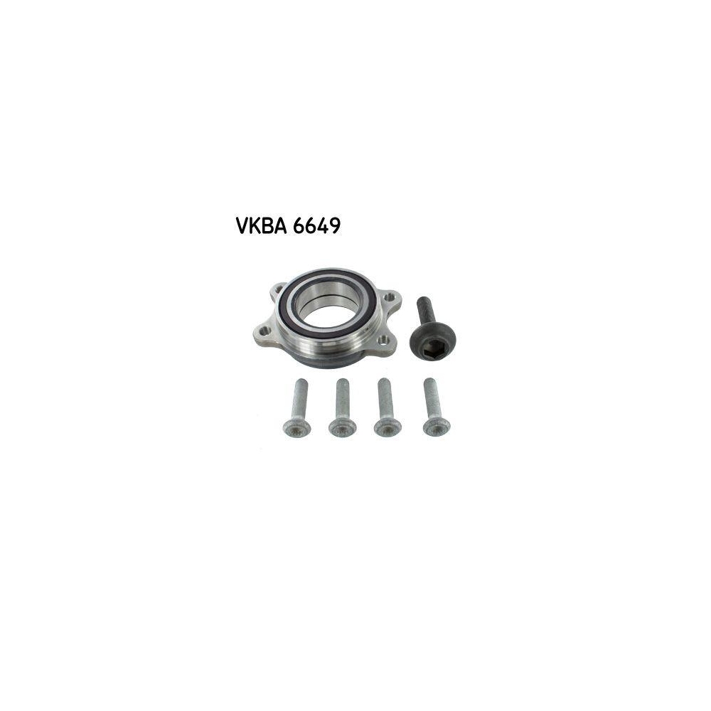 Radlagersatz SKF VKBA 6649 für AUDI AUDI (FAW), Hinterachse, Vorderachse