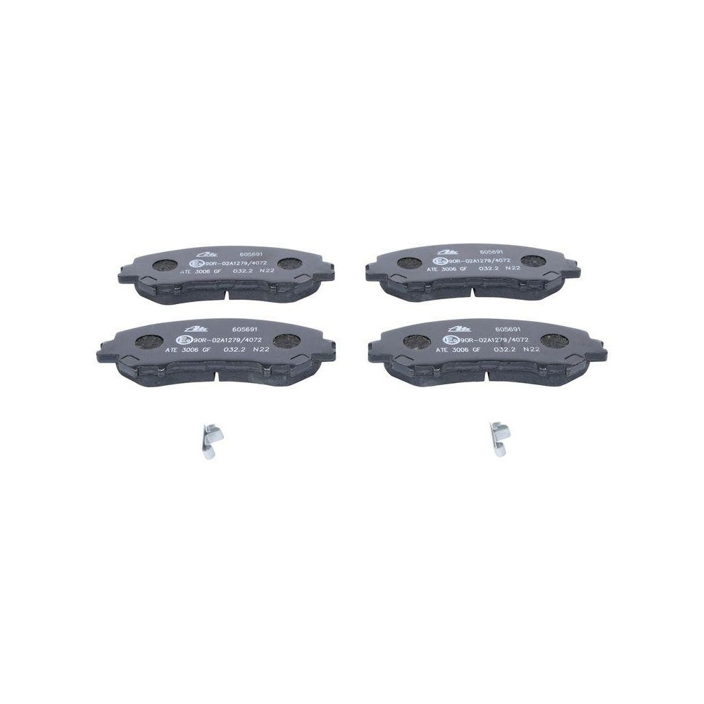 Bremsbelagsatz, Scheibenbremse ATE 13.0460-5691.2 f&uuml;r NISSAN RENAULT