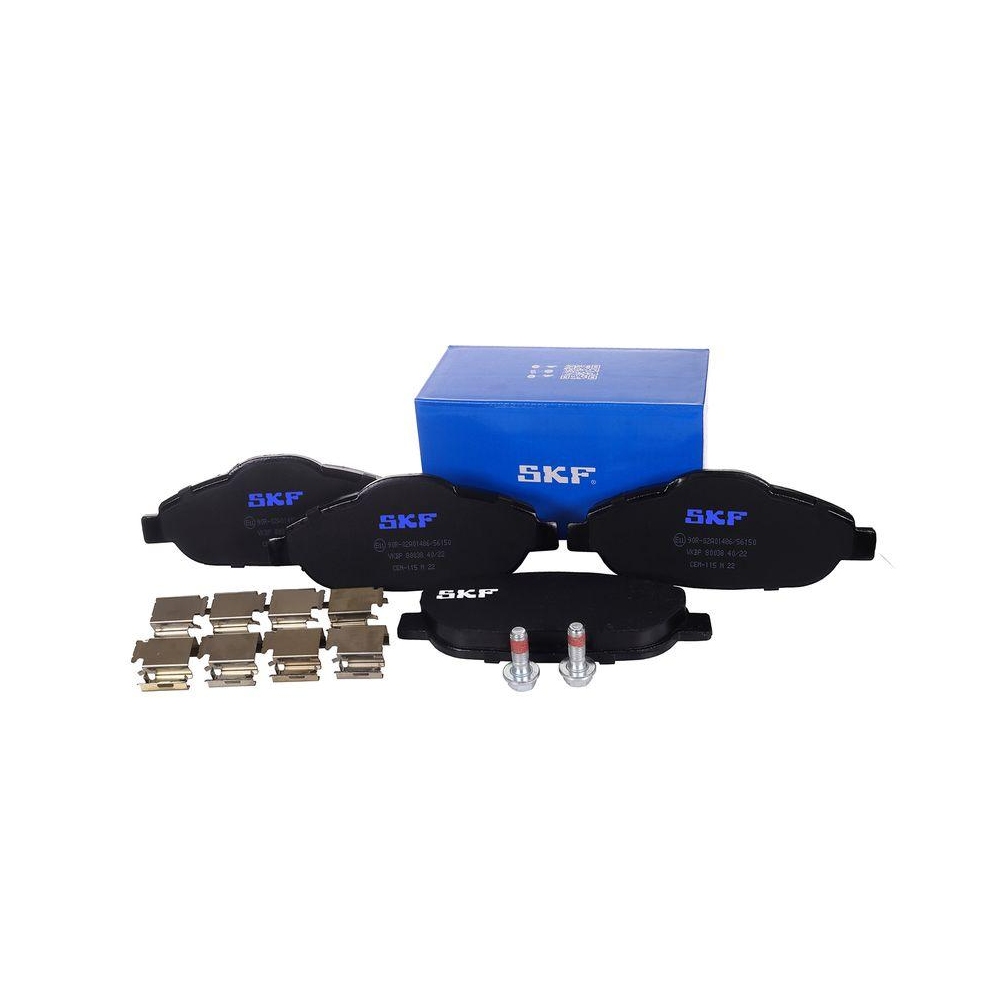 Bremsbelagsatz, Scheibenbremse SKF VKBP 80038 f&uuml;r PEUGEOT, Vorderachse