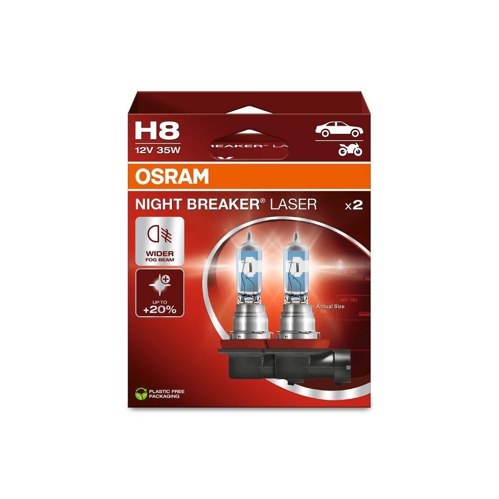 Glühlampe, Abbiegescheinwerfer ams-OSRAM 64212NL-2HB NIGHT BREAKER® LASER für
