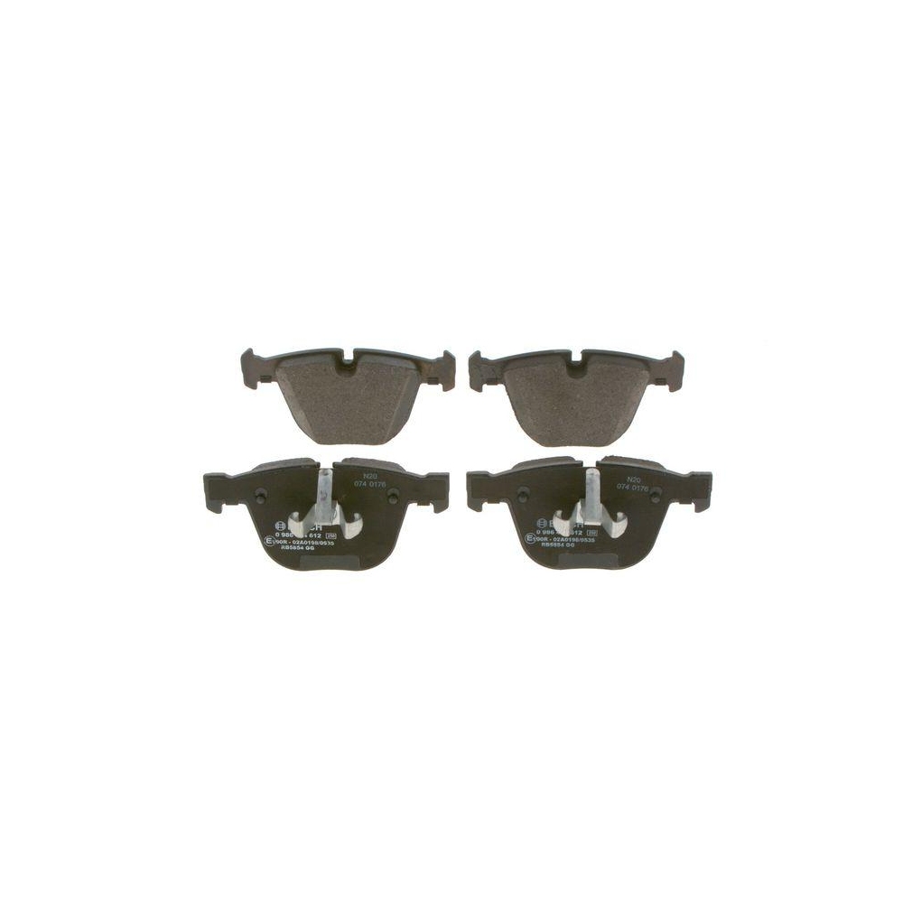 Bremsbelagsatz, Scheibenbremse BOSCH 0 986 424 612 f&uuml;r BMW