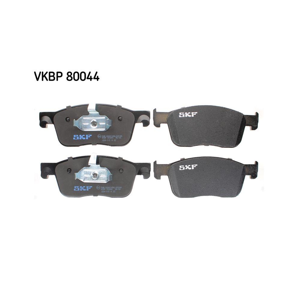 Bremsbelagsatz, Scheibenbremse SKF VKBP 80044 f&uuml;r CITRO&Euml;N FIAT PEUGEOT TOYOTA