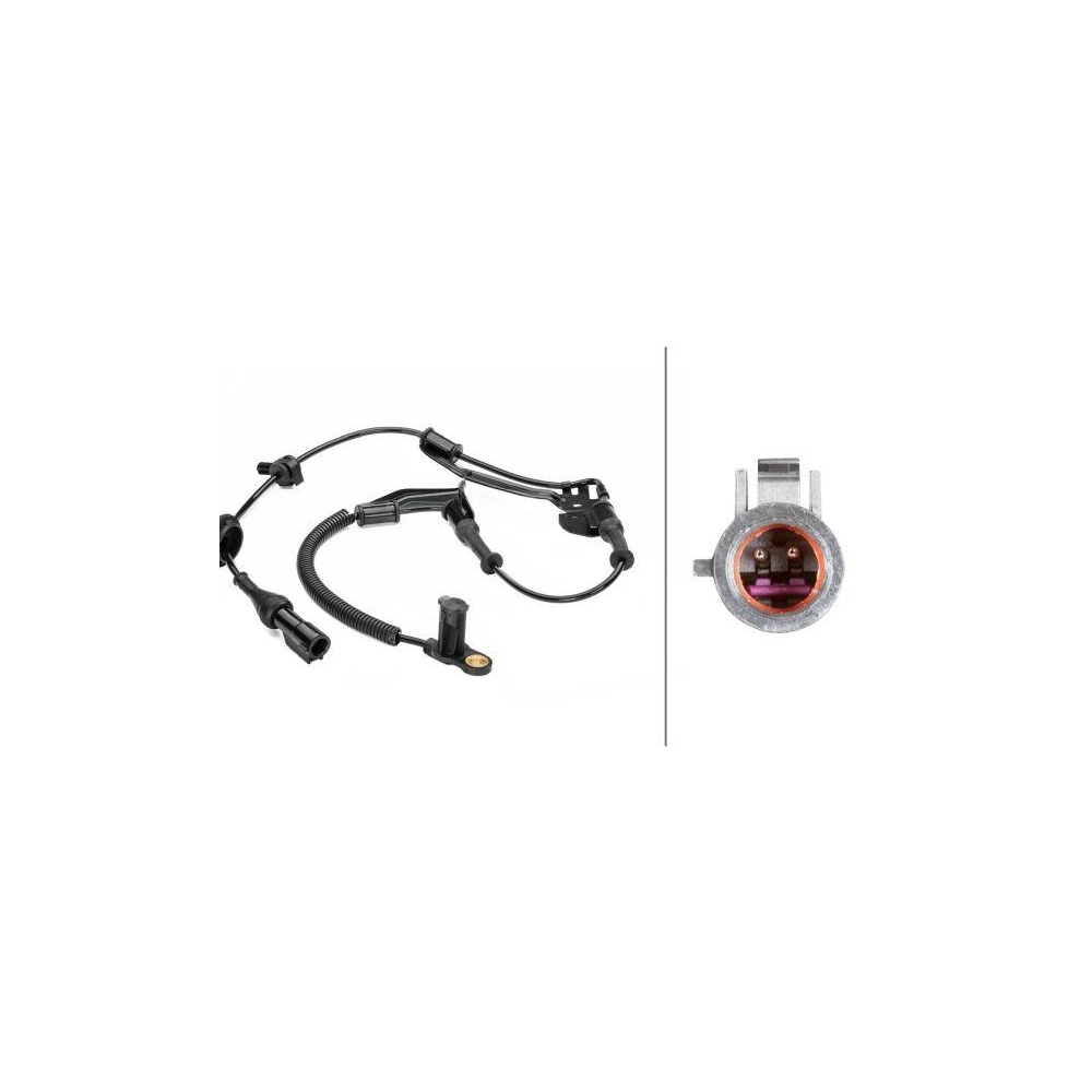 HELLA Sensor, Raddrehzahl 6PU 230 040-451 f&uuml;r FORD, Vorderachse