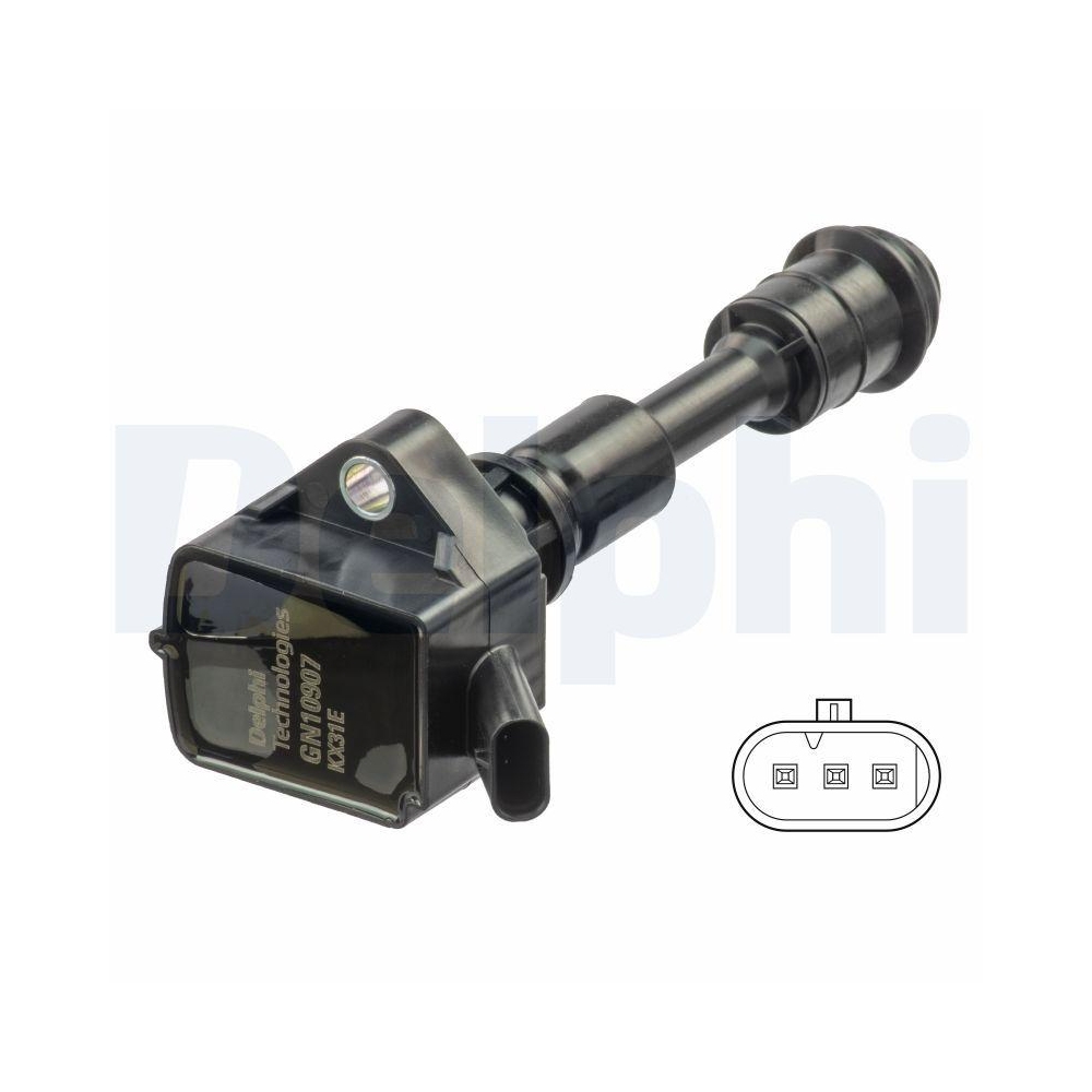DELPHI GN10907-12B1 Z&uuml;ndspule f&uuml;r VOLVO