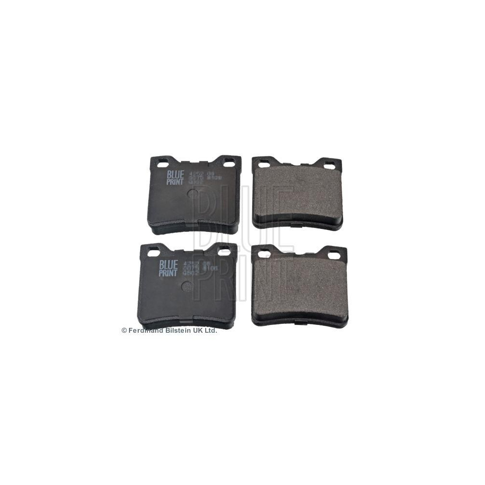 Bremsbelagsatz, Scheibenbremse BLUE PRINT ADP154223 f&uuml;r PEUGEOT, Hinterachse