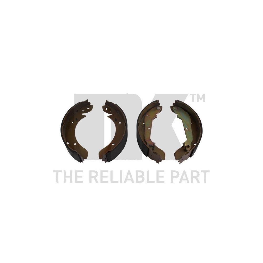 Bremsbackensatz NK 2725357 für FORD, Hinterachse