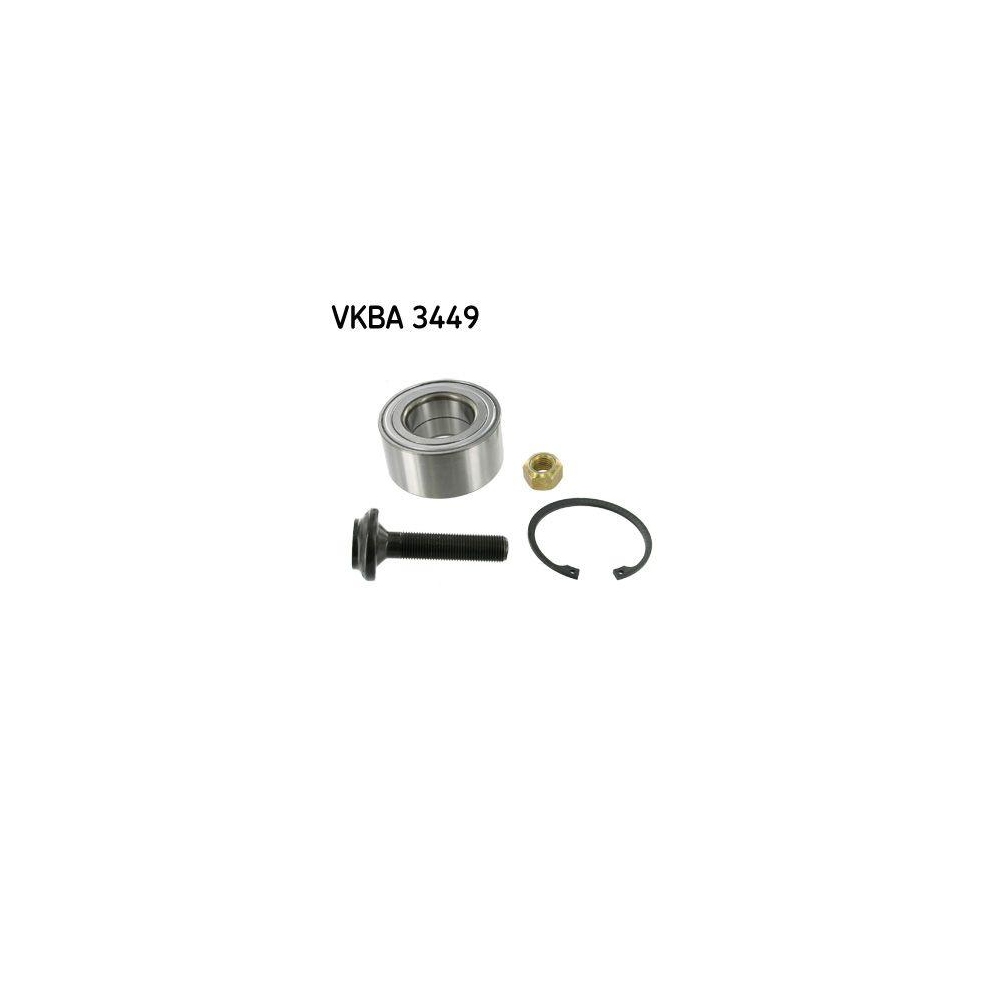Radlagersatz SKF VKBA 3449 f&uuml;r AUDI FORD SEAT VW, Hinterachse, Vorderachse