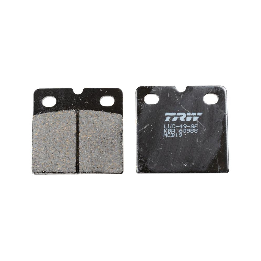 Bremsbelagsatz, Scheibenbremse TRW MCB19 Organic Allround f&uuml;r, Hinterachse