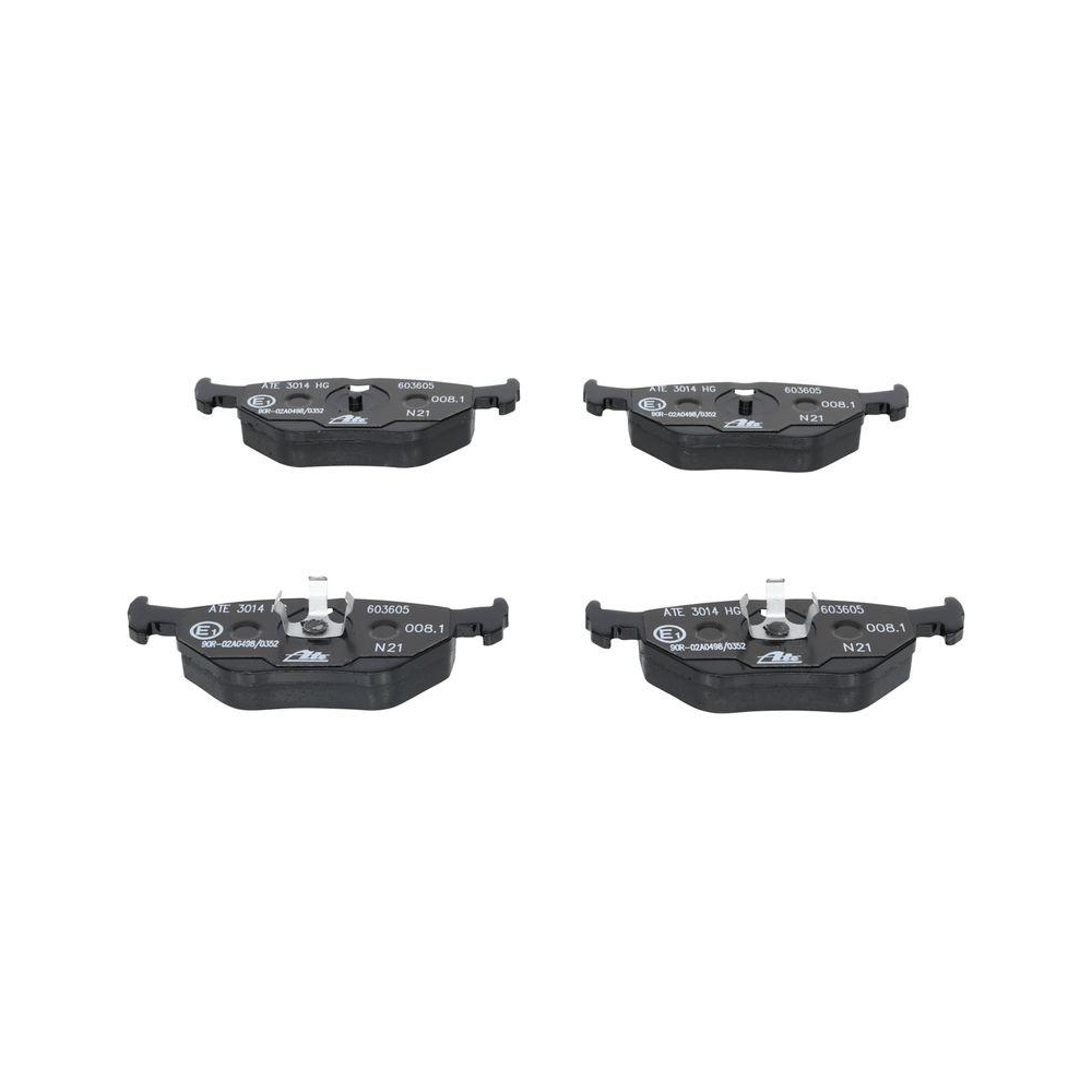 Bremsbelagsatz, Scheibenbremse ATE 13.0460-3605.2 für BMW MG ROVER SAAB