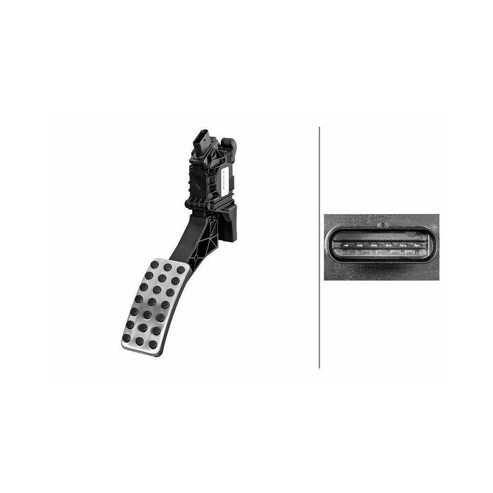 HELLA Sensor, Fahrpedalstellung 6PV 312 350-031 f&uuml;r MERCEDES-BENZ