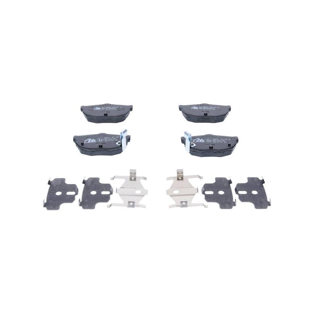 Bremsbelagsatz, Scheibenbremse ATE 13.0460-5874.2 f&uuml;r HYUNDAI KIA, Hinterachse