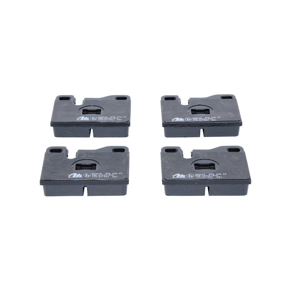 Bremsbelagsatz, Scheibenbremse ATE 13.0460-3612.2 f&uuml;r PORSCHE VAG, Hinterachse