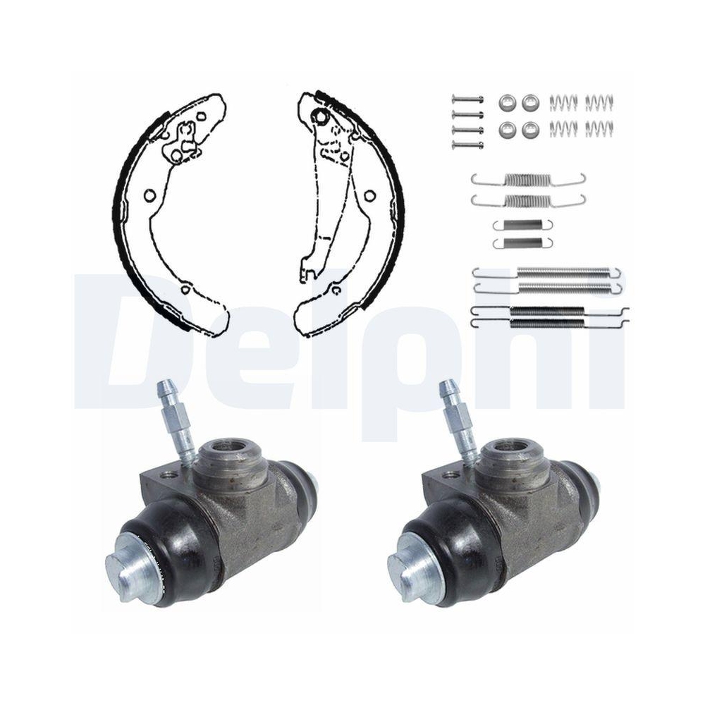 DELPHI KP944 Bremsbackensatz f&uuml;r, Hinterachse