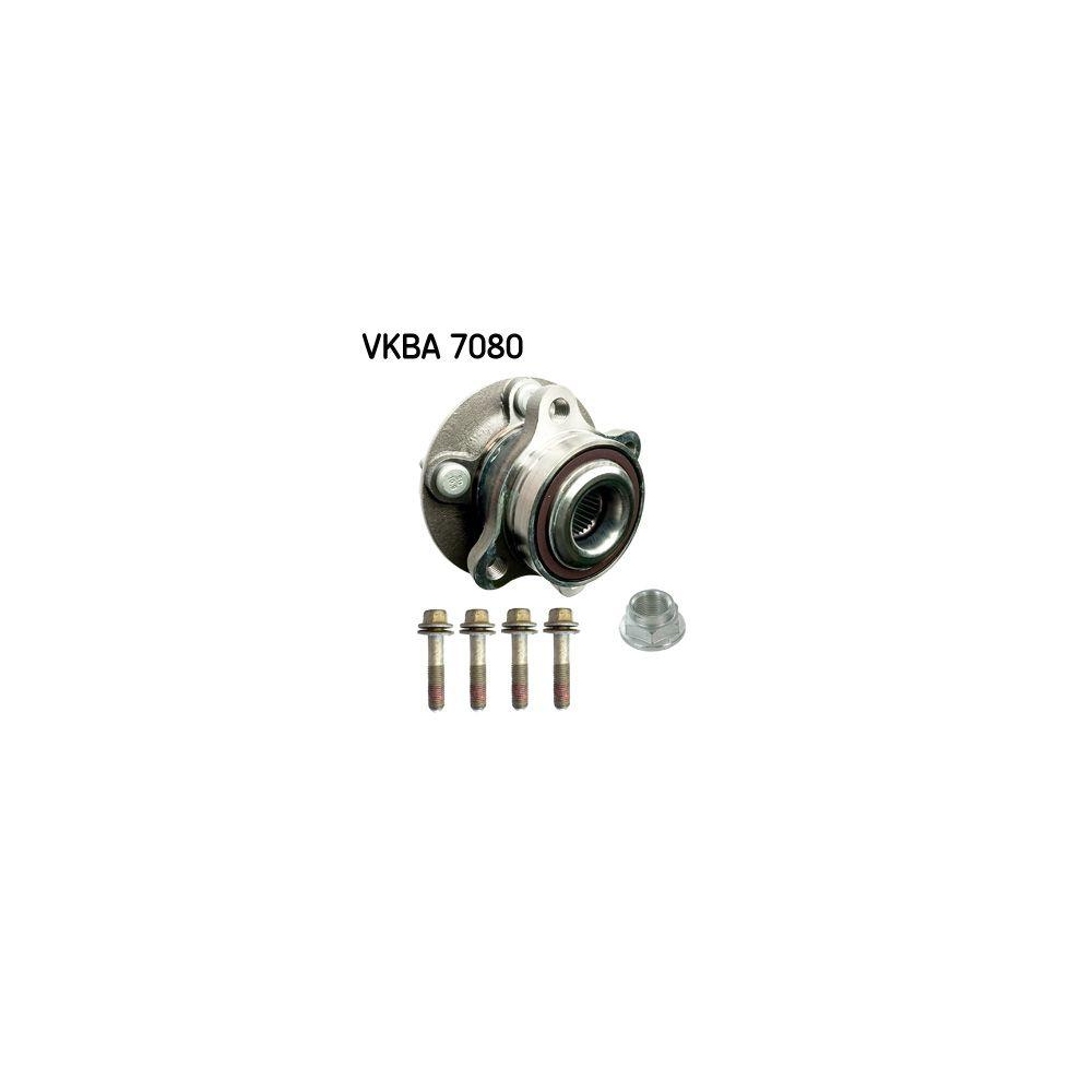 Radlagersatz SKF VKBA 7080 für FORD FORD (CHANGAN), Hinterachse, Vorderachse