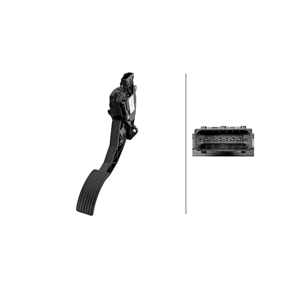 HELLA Sensor, Fahrpedalstellung 6PV 312 402-001 f&uuml;r CHANGAN HAFEI