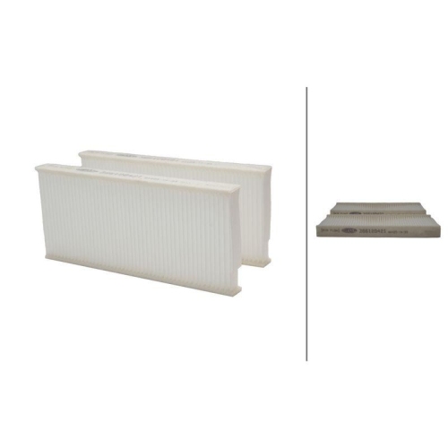 HELLA 8ZC 366 120-421 Filter, Innenraumluft f&uuml;r MERCEDES-BENZ NISSAN OPEL