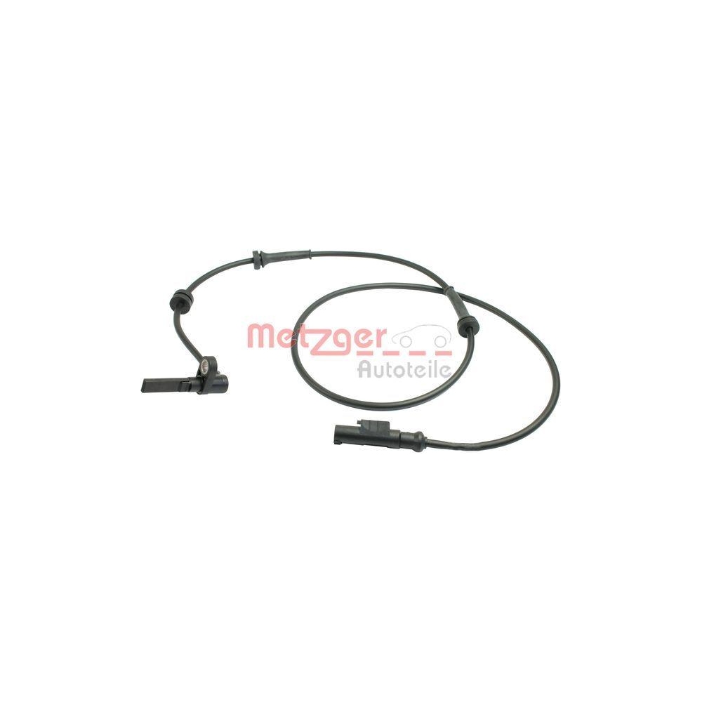Sensor, Raddrehzahl METZGER 0900927 f&uuml;r FIAT, Vorderachse links