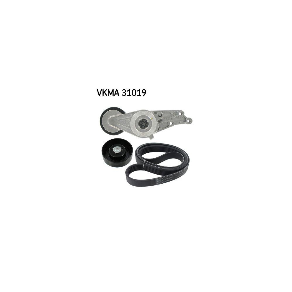 Keilrippenriemensatz SKF VKMA 31019 f&uuml;r AUDI CHRYSLER DAIHATSU FORD SEAT SKODA