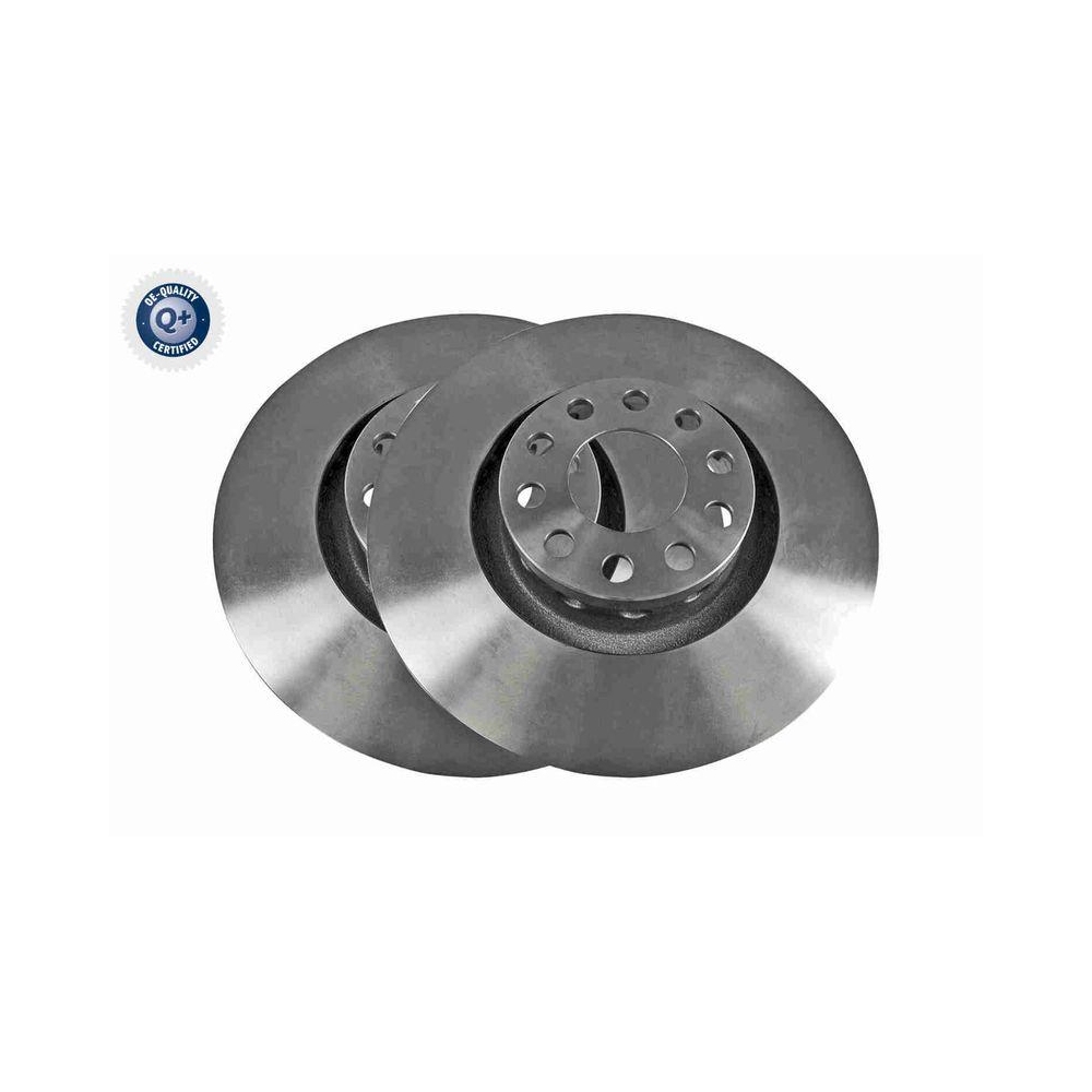 VAICO V10-80011 2 St&uuml;ck Bremsscheiben Q+, Erstausr&uuml;sterqualit&auml;t f&uuml;r AUDI SEAT SKODA VW